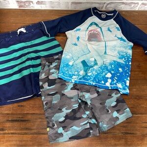 Swim bundle box  Blue and Gray Rashguard Swim
